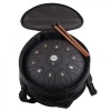 Cox CSTD-BK Steel Tongue Drum (Siyah) | Meditasyon ve Yoga İçin İdeal Vurmalı Çalgı