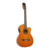 Admira 0540ECTF Malaga ECTF Elektro Klasik Gitar (Profesyonel - İnce Kasa / Thin Body) | Masif Sedir Kapak, Kesik Kasa (Cutaway), Dahili Preamp ve Ekolayzer | Ölçüler: 65 mm Kasa Derinliği