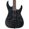 ESP LTD LM200FMSTBLK M-200FM Flame Black Elektro Gitar | Superstrat Gövde Sabit Köprü