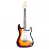 Angel AEG100-SB Sunburst Elektro Gitar | Vintage Sunburst HSS Manyetik Dizilimi