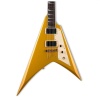 ESP LTD LKHVMGO Kirk Hammett KH-V Metalik Gold | Altın Rengi V Gövde Eşsiz Duruş