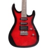 Angel AEG09-RD Transparent Wine Red Burst Elektro Gitar | Şık Bordo Geçişli Renk Çift Humbucker