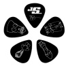 Planet Waves 1CBK2-10JS Joe Satriani Pena Siyah Thin (10lu Paket) | İmza Serisi - Koleksiyonluk - Mat
