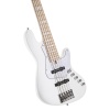 Cort NJS5WHT Bas Gitar | 5 Telli Aktif - Beyaz