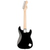 Squier 0370123506 Mini Stratocaster Solak Elektro Gitar (Siyah) | Solak Çalım İçin Kompakt Gövde ve Standart Strat Sesi