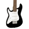 Squier 0370123506 Mini Stratocaster Solak Elektro Gitar (Siyah) | Solak Çalım İçin Kompakt Gövde ve Standart Strat Sesi