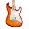 Squier 0378152547 Affinity Stratocaster FMT HSS Gitar (Sienna Sunburst) | Alevli Akçaağaç Kaplama Sienna Sunburst ve Modern Özellikler