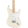 Squier 0378002505 Affinity Stratocaster Elektro Gitar (Olympic White) | Akçaağaç Klavye Beyaz Renk ve 2-Noktalı Tremolo