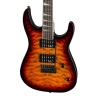 Jackson 2910231582 JS20 Dinky DKQ 2PT Elektro Gitar (Transparent Tobacco Burst) | Amaranth Klavye Klasik Tobacco Burst ve Yüksek Çıkışlı Jackson Manyetikler