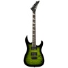 Jackson 2910211587 JS20 Dinky DKQ 2PT Elektro Gitar (Transparent Green Burst) | Amaranth Klavye Yeşil Burst Renk ve HSS Manyetik Dizilimi