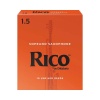 DAddario RIA1015 Rico Orange Box Soprano Saksafon Kamışı No: 1.5 (Başlangıç/Eğitim) - 10lu Paket | Klasik Turuncu Kutu, Caz ve Eğitim İçin İdeal Standart Kutu