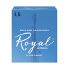 DAddario RIB1015 Royal Soprano Saksafon Kamışı No: 1.5 (Başlangıç/Eğitim) - 10lu Paket | Fransız Kesim (Filed), Esnek Yapı ve Dengeli Ton