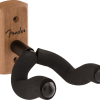 Fender 0991804042 Essentials Duvar Gitar Asma Aparatı (Walnut) | Ceviz Desenli Ahşap Tabanlı Klasik Görünümlü Askı