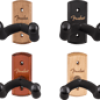 Fender 0991804042 Essentials Duvar Gitar Asma Aparatı (Walnut) | Ceviz Desenli Ahşap Tabanlı Klasik Görünümlü Askı