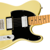Fender 0140572561 Player II Telecaster HH Elektro Gitar (Hialeah Yellow) | Akçaağaç Klavye, Çift Humbucker Manyetik ve Modern 9.5 İnç Radius