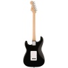 Squier 0379600506 Debut Series Stratocaster Elektro Gitar (Black) | Laurel Klavye, Üçlü Single-Coil Manyetik Dizilimi ve İnce Sap Profili