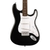 Squier 0379600506 Debut Series Stratocaster Elektro Gitar (Black) | Laurel Klavye, Üçlü Single-Coil Manyetik Dizilimi ve İnce Sap Profili