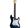 Lilya St309-ssh/bl Elektro Gitar - Mavi (eğitim - Ssh Strat) | 1 Humbucker - 2 Single Manyetik, Parlak Mavi Bitiş, Ergonomik Gövde Tasarımı | Ölçü: 4/4 Tam Boy (standart Yetişkin)