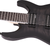 Jackson JS Dinky Arch Top JS22Q-7 DKA HT Amaranth Klavye Transparent Black Burst 7 Telli Elektro Gitar
