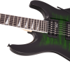 Jackson JS Dinky Arch Top JS32Q DKA Amaranth Klavye Transparent Green Burst Elektro Gitar