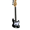 Vesta Jb46-bk 4 Telli Bas Gitar - Jazz Bass Siyah (eğitim - Parlak Seri) | 2 Adet Single Coil Jazz Manyetik, Siyah Parlak Lake Cila, İnce Sap Profili İle Rahat Çalım | Uyum: 4 Telli Standart Bas Gitar