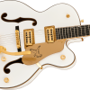 Gretsch Synchromatic Falcon Hollowbody Bigsby Abanoz Klavye Snowcrest White Elektro Gitar