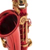 Roy Benson AS-202R Alto Saksafon - Kırmızı (Profesyonel - Renkli Seri) | Kırmızı Lak Kaplama, Pirinç Gövde, Darbeye Dayanıklı Hafif Kılıf Dahil | Ölçüler: Eb (Mi Bemol) Standart Boy