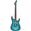 ESP LTD EUSHOR2QMEB43E2 ESP USA Horizon II Quilted Maple Aqua Marine | Amerikan Yapımı Okyanus Mavisi