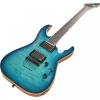 ESP LTD EUSHOR2QMEB43E2 ESP USA Horizon II Quilted Maple Aqua Marine | Amerikan Yapımı Okyanus Mavisi