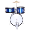Cox JBJ1043 Junior Çocuk Davul Seti (Mavi) | 3 Parça Set Tabure ve Baget Dahil