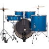 Ludwig LC19019 Accent Fuse Akustik Davul Seti (Blue Sparkle) | Popüler Başlangıç Serisi Dayanıklı Donanım