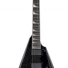 ESP LTD LKHVBLKSP Kirk Hammett KH-V Black Sparkle | Simli Siyah Flying V Kasa