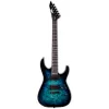 ESP LTD LM200DXNTBLB M-200DX NT Blue Burst Elektro Gitar | Sabit Köprü Mavi Burst