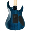 ESP LTD MH-203QM Elektro Gitar See Thru Blue - Solak