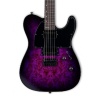 ESP LTD LTE200DXPRB Purple Burst Elektro Gitar (Orta/Üst Segment) | Ihlamur Gövde, Akçaağaç Sap, LTD Manyetikler, Üstün Çalım Konforu