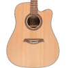 Madison MAG-41MCE-N Elektro Akustik Gitar (Başlangıç/Orta - Cutaway) | 41 İnç Dreadnought Kasa, Dahili Ekolayzer ve Preamp, Naturel Parlak Bitiş | Ölçüler: 648 mm Skala Uzunluğu