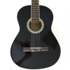 Almira MG917-BK Klasik Gitar - Siyah (Başlangıç - 4/4 Boy) | Siyah Parlak Finish, Ihlamur Ağacı Gövde, Klasik Müzik Eğitimi İçin Dengeli Tansiyon | Uyum: 4/4 (Tam Boy) Standart