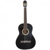 Almira MG917-BK Klasik Gitar - Siyah (Başlangıç - 4/4 Boy) | Siyah Parlak Finish, Ihlamur Ağacı Gövde, Klasik Müzik Eğitimi İçin Dengeli Tansiyon | Uyum: 4/4 (Tam Boy) Standart
