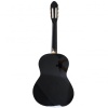 Almira MG917-BK Klasik Gitar - Siyah (Başlangıç - 4/4 Boy) | Siyah Parlak Finish, Ihlamur Ağacı Gövde, Klasik Müzik Eğitimi İçin Dengeli Tansiyon | Uyum: 4/4 (Tam Boy) Standart