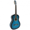 Almira MG917-BLS Klasik Gitar - Blue Sunburst (Başlangıç - 4/4 Boy) | Mavi Sunburst Kaplama, Akçaağaç Klavye Hissi, Öğrenci Dostu Sap Profili | Uyum: 4/4 (Tam Boy) Standart