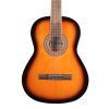 Almira MG917-SB 4/4 Klasik Gitar - Sunburst (Başlangıç - Tam Boy) | Geleneksel Kahverengi Sunburst Bitiş, Ihlamur Kapak ve Yanlar, Temel Eğitim İçin İdeal | Uyum: Yetişkin ve Gençler İçin 4/4 Standart