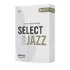 DAddario ORSF10ASX3S Organic Select Jazz Filed Alto Saksafon Kamışı No: 3 Soft (Profesyonel/Caz) - 10lu Paket | Kimyasalsız Organik Tarım Sertifikalı, Parlak ve Net Ton