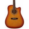 Washburn WA90CTS Akustik Gitar (Sunburst) | Klasik Renk Dengeli Ton