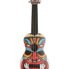 Hawiian XU21FACE Soprano Ukulele (Gülen Yüz Desenli) | Neşeli Yüz İllüstrasyonu Kolay Akort Tutma Özelliği Berrak Ses Tınısı