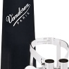 Vandoren LC51SP M/O Gümüş Klarnet Bileziği ve Kapak (Profesyonel - Master Bek Uyumu) | Optimum ve M/O Hibrit Tasarım, Gümüş Kaplama ile Hızlı Titreşim ve Parlak Ton | Uyum: Vandoren Master Serisi Klarnet Bekleri