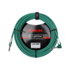 Kırlın LGI-202-3M-GR Yeşil L Uçlu Kablo (3 Metre) | Pastel Yeşil Tasarım Profesyonel Lehimleme Teknolojisi ve Parazitsiz Ses