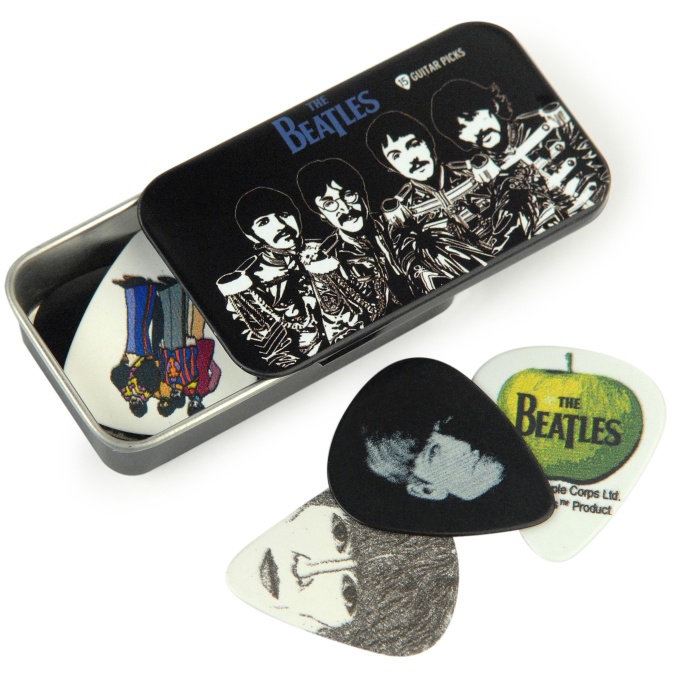 Planet Waves 1CAB4-15BT3 Beatles Pick Tin Sgt Peppers (Kutulu Set) | Metal Kutu - Hediye Seti - Koleksiyonluk