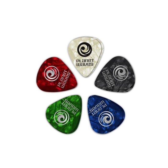Planet Waves 1CAP4-25 Pena Medium Assorted Pearl (25li Paket) | Sedefli Karışık - Dengeli - Şık
