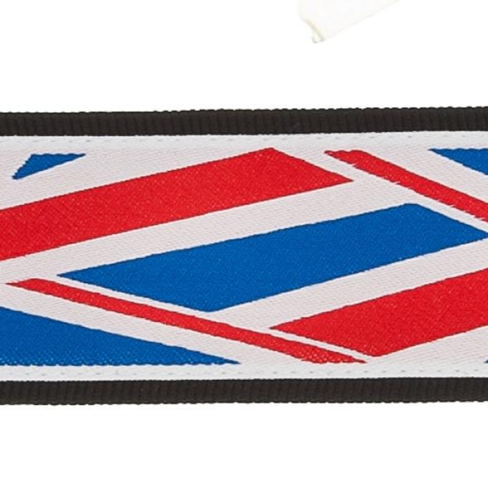 Planet Waves 50A11 Gitar Askısı Union Jack (5 cm) | İngiliz Bayrağı - Canlı Renkler - Rahat