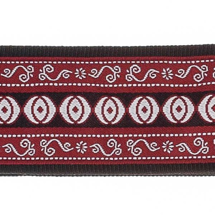 Planet Waves 50A13 Henna Desenli Dokuma Gitar Askısı (5 cm Genişlik - Orta Seviye) | Etnik Kına Deseni, Yumuşak Konforlu Dokuma ve Güvenli Deri Uçlar